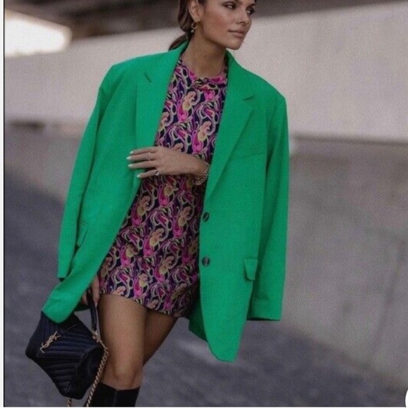 Zara Retro Print Vibrant Mini Dress Size S - Picture 16 of 16